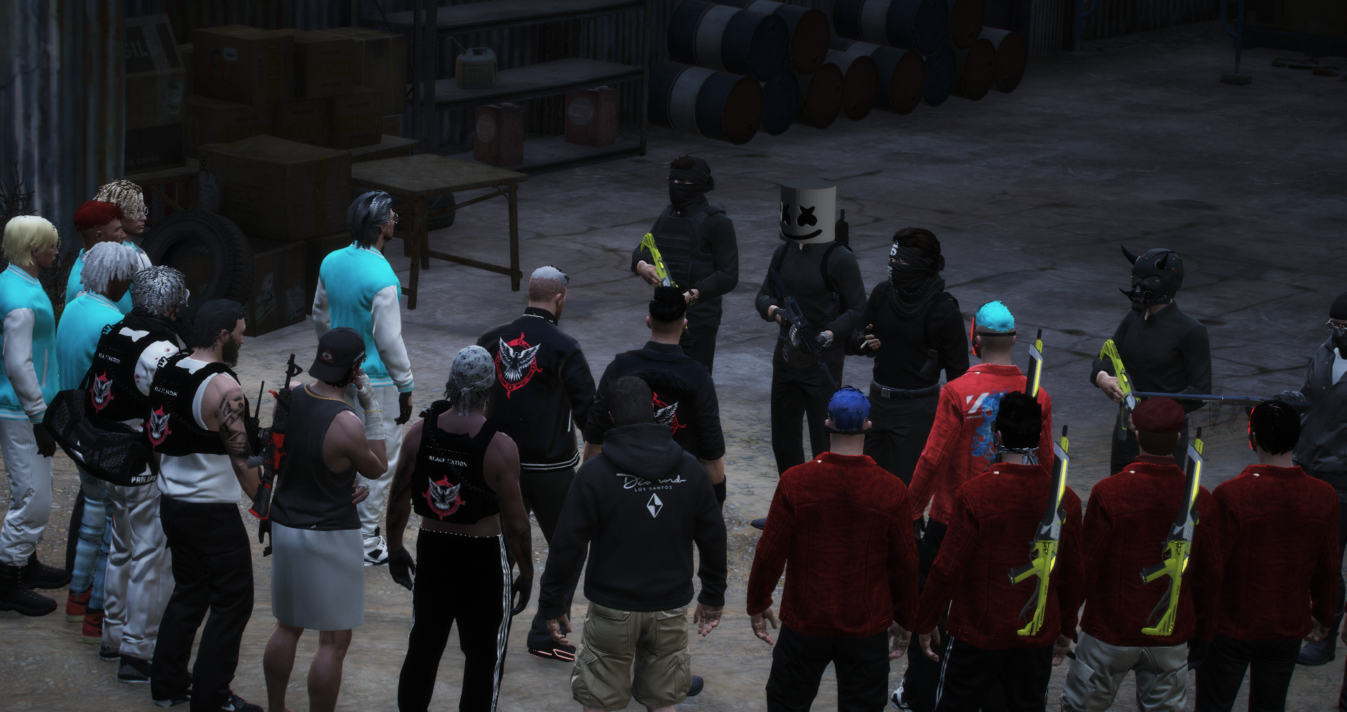 Gang interaction at Gen Z Roleplay