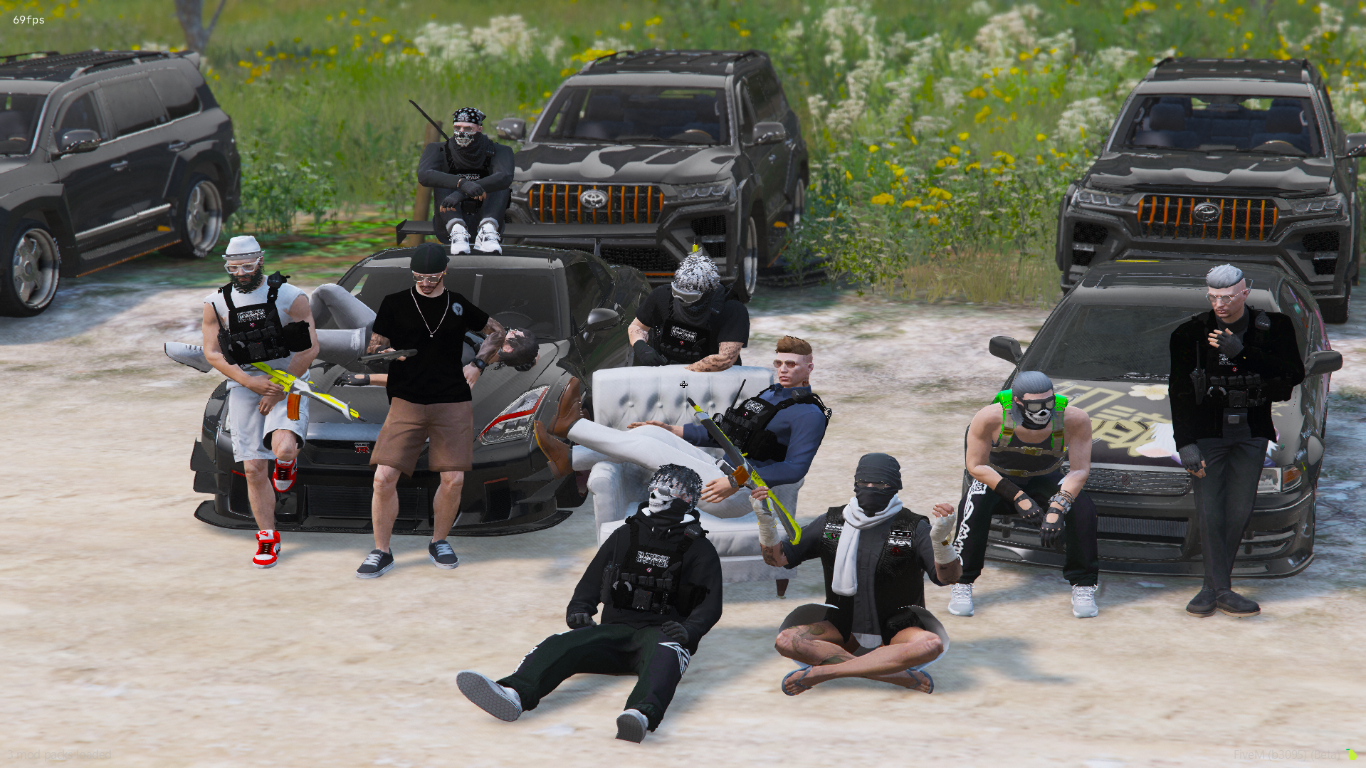 Gang roleplay at Gen Z Roleplay