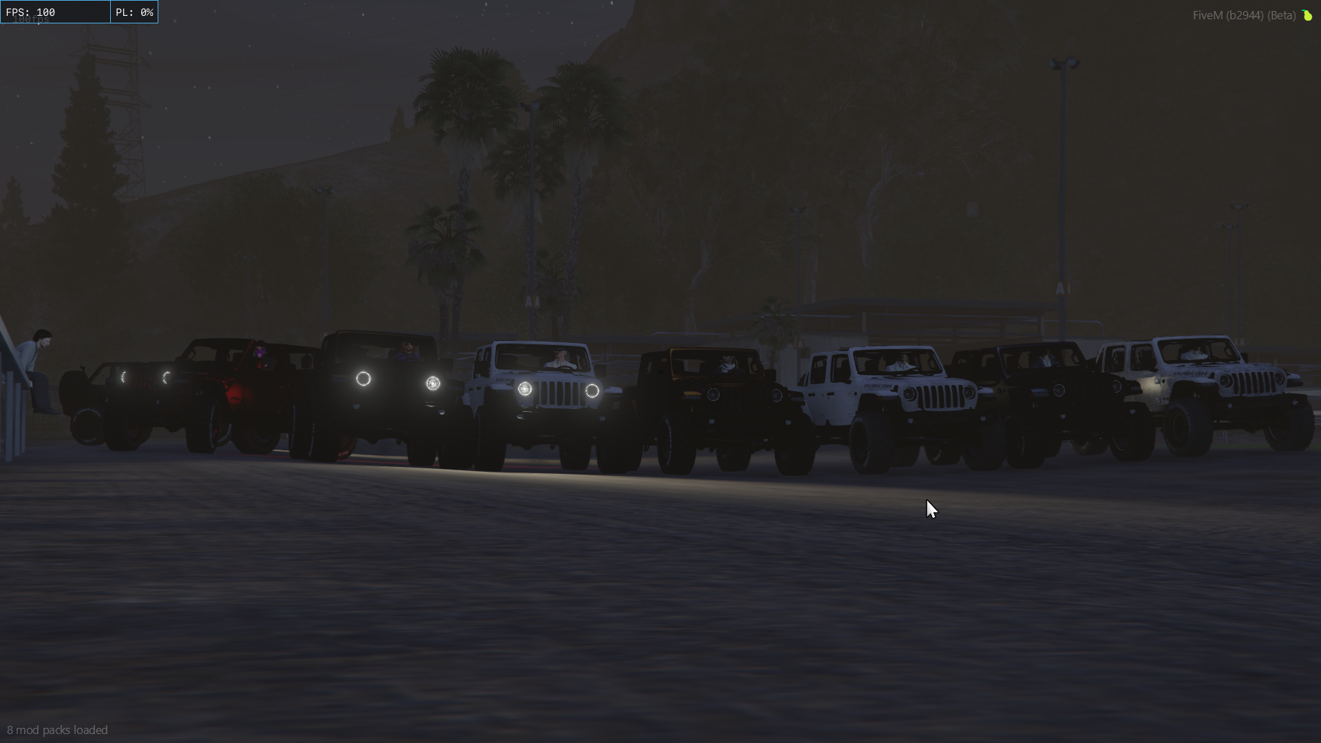 Gang action scene at Gen Z Roleplay